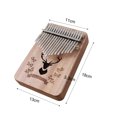 thumbnail image 4 of 17Keys Portable Thumb Piano Beginner Instrument Kalimba Finger Piano Mbira Small Musical Toys, 4 of 9