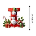 thumbnail image 1 of Bdday 26 Letters Christmas Tree Decoration Pendant Christmas Tree Ornaments Personalized DIY Christmas Ornaments Christmas Decoration Xmas Tree Hanging Decor Feature, 1 of 4