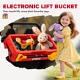 thumbnail image 4 of Aosom 2 Seater Ride on Car, 12V 7AH Ride on Dump Truck Kids UTV, Red, 4 of 10