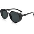 thumbnail image 1 of FEISEDY Lunettes de Soleil Steampunk Classiques pour Hommes Femmes Rétro Rondes Gothiques Lunettes Protection UV400 B2957, 1 of 5