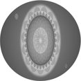 thumbnail image 1 of Ahgly Tapis Rond Lavable en Machine Intérieur Transitionnel Gris Canon, 4 Pieds Rond, 1 of 7