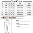 thumbnail image 3 of Yuyuzo Plus Size Pants for Women Cotton Linen Elastic High Waist Wide Leg Straight Loose Casual Solid Color Trousers, 3 of 5