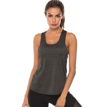 Fridja Womens Sport Fitness Tank Top Athletic Undershirt Yoga T-Shirt Quick Dry Vest