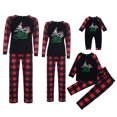 thumbnail image 1 of Gupgi Christmas Tree Print Pajamas Parent-child Sleepwear Family Matching Set, 1 of 3