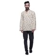 thumbnail image 1 of Atasi Kurta Traditionnel en Coton Imprimé à Col Mandarin pour Hommes Chemise Décontractée, 1 of 5