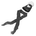 thumbnail image 4 of Dolls Winter Clothes, Mini Knitted Hat Scarf Wonderful Addition Add Life Feeling Stylish  For Dollhouse, 4 of 8