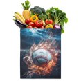 thumbnail image 1 of Sac Fourre-Tout en Toile pour Sports – Sac Fourre-Tout Réutilisable à Imprimé Baseball Soccer Soccer Basketball, Enfants Garçons Ados Athlète Équipe Compétition Entraînement Softball Volleyball Tennis Golf, 1 of 6