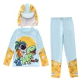 thumbnail image 1 of TBWNWG Boys Long Sleeve Rash Guard Sun Swimwear Set for Kids Surfing Beach and Pool Activities, 1 of 4