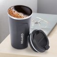 thumbnail image 2 of HAOMONZEN Travel Mug Insulated Coffee Cup with Leakproof Lid Vacuum Insulation Stainless Steel for Hot And Cold Water Coffee And Tea 510ml Lightweight & Leakproof for Travel & Sports Deals Today 2024, 2 of 4