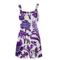 thumbnail image 5 of Pisexur Combinaison Plus de Taille Décontractée Femmes Summer Floral Sans Manches Fronceur Sangle Spaghetti Réglable Extensible Shorts une Pièce avec Poches S-3XL, 5 of 5