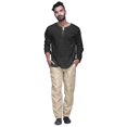 thumbnail image 2 of Atasi Solid Adjustable Ethnic Bottom Pant For mens Dupion Readymade Pajama, 2 of 5