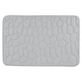 thumbnail image 2 of HOZADOIE Carpet Carpet Home Essentials 1Pc Memory Foam Bath Rug Embossed Bathroom Mat Water Absorbent and Washable Bath Rugs, Non-Slip, Thick, Soft and Comfortable Carpet for Show, 2 of 2