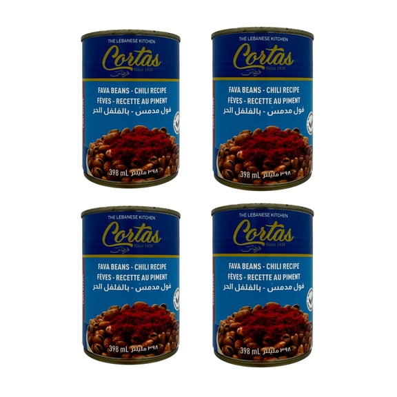 Cortas Fava with Chili Tin EO 400g x 4