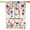 Journée Commémorative Bienvenue, variante sur Bonjour Été Drapeau de Maison pour Crème Glacée en Jute Double Face 28x40 Pouces Panneau Saisonnier, Ajoute une Grande Touche Festive à Votre Espace Extérieur, DF26928