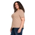 thumbnail image 4 of Lane Bryant Women's Plus Crew-Neck T-Shirt, 4 of 6