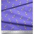 thumbnail image 3 of Soimoi Velvet Fabric Footprint,Cheese & Rat Kids Print Sewing Fabric Yard 58 Inch Wide, 3 of 3
