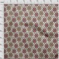 thumbnail image 4 of oneOone Rayon Light Beige Fabric Asian Kilim Sewing Craft Projects Fabric Prints By Yard 56 Inch Wide, 4 of 5
