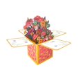 thumbnail image 2 of Cqxid Greeting Card Under $5 Fresh Cut Paper Up Card 3D Colorful Butterfly Paper Bouquet Greeting Card Forever Bouquet 3D Up Greeting Card Birthday Up Card Gift Graduation Gift, 2 of 4