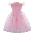 thumbnail image 3 of HAWEE Costume de Princesse des Neiges pour Filles Reine des Neiges Flocon de Neige Paillettes Déguisement pour Fête d'Halloween, 3 of 7
