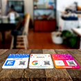 thumbnail image 2 of Social Review Plate -3 Pack Adhesive Instant Reviews Signs - QR Code Review plate for Business, Best Customer Feedback Stand, 2 of 4