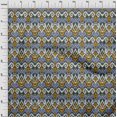 thumbnail image 3 of oneOone Silk Tabby Fabric Diamond & Swirl Ikat Decor Fabric Printed BTY 42 Inch Wide, 3 of 4