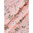 thumbnail image 4 of Innerwin Chemises à Manches Longues Blouse Femme Bureau Hauts Amples à Volants Imprimé Rose 4TG, 4 of 5