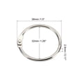 thumbnail image 2 of Unique Bargains 1.5' OD Office Book Rings, Silver, 24 Count, 24 Pack, 2 of 5