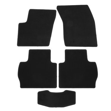 Unique Bargains 1 Ensemble de Tapis de Sol pour Voiture pour Ford Fusion 2013-2016 Velours Noir avant Arrière Tapis de Sol Auto