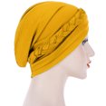 thumbnail image 2 of Bangcool Turban Headwrap Twisted Braid Elastic Beanie Headwrap Hair Loss Cover Sleep Cap, 2 of 8