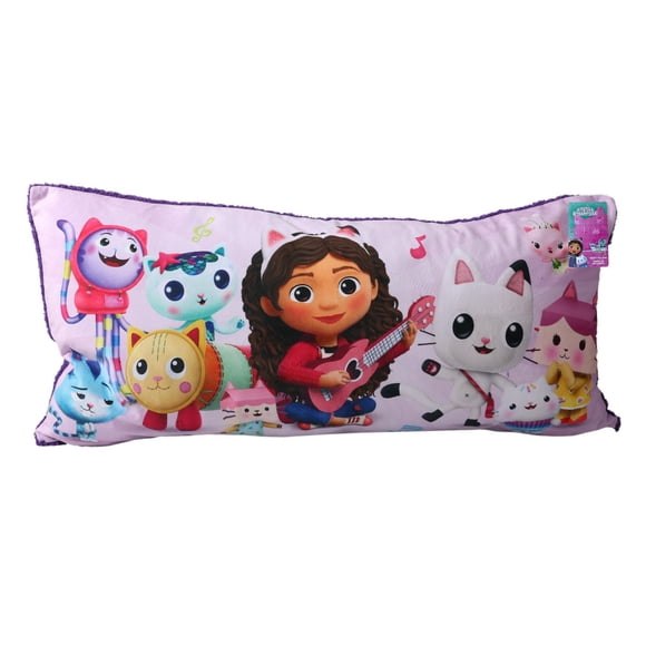Gabby's Dollhouse Boucle Body Pillow 18" x 36"