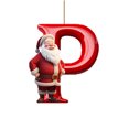 thumbnail image 2 of Vaidha 26 Letters Christmas Tree Decoration Pendant Christmas Tree Ornaments Personalized DIY Christmas Ornaments Christmas Decoration Xmas Tree Hanging Decor Feature, 2 of 5