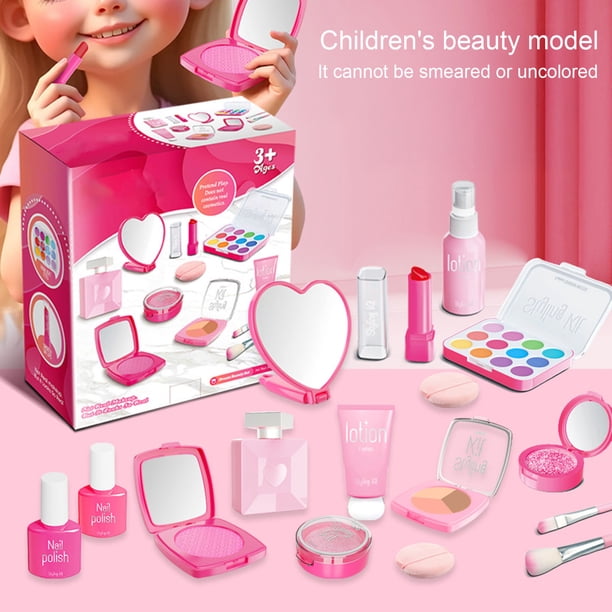 Set de Sac à Main Jouet Enfant - Sac à Main Maquillage Jeu d'Imitation, Accessoires de Maquillage Princesse et Jeux de Déguisement pour Jeunes