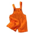thumbnail image 1 of Plebaso Combinaison Short Décontractée d'Été Sans Manches pour Filles, Couleur Unie, à Bretelles Spaghetti, avec Poches, 1 of 6