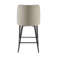 thumbnail image 5 of Olson Khaki Beige Fabric and Dark Metal Counter Chair, 5 of 5