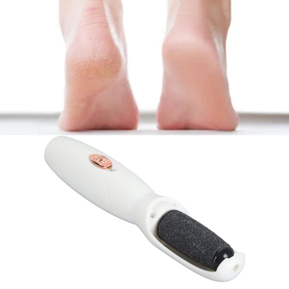 Electric Foot Scrubber, 360 Rotating Portable Powerful Electric Foot File Dead Skin Removal Professional for Pedicure White,Pink,Black