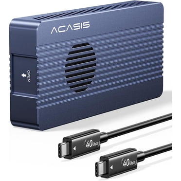 ACASIS 40Gbps USB4 NVMe SSD Enclosure with Cooling Fan, M.2 PCIe Adapter, Thunderbolt 3/4 Compatible, Up to 8TB