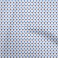 thumbnail image 1 of oneOone Cotton Cambric Blue Fabric Asian Floral Block Craft Projects Decor Fabric Printed By The Yard 56 Inch Wide, 1 of 5