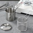 thumbnail image 4 of SHISUYAN 1 Set Household Frying Pot Large-capacity Frying Pot Metal Fryer Stainless Steel Deep Fryer, 4 of 9
