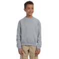 thumbnail image 4 of Jerzees Youth Fleece Crew Sweatshirt, Oxford, Medium, 4 of 4