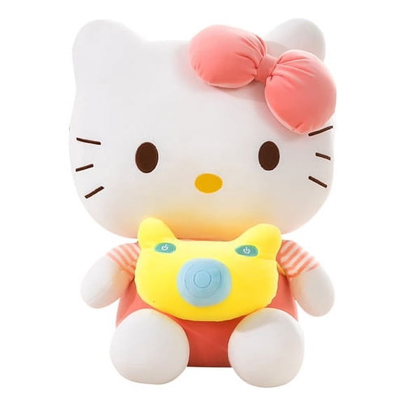 Hello Kitty Camera Cat 35cm, Pillows, Home Decoration, Cartoon Plush Doll Plush Gifts