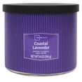 thumbnail image 1 of Mainstays 3-Wick Textured Wrapped Costal Lavendar Scented Candle, 14 oz, 1 of 6
