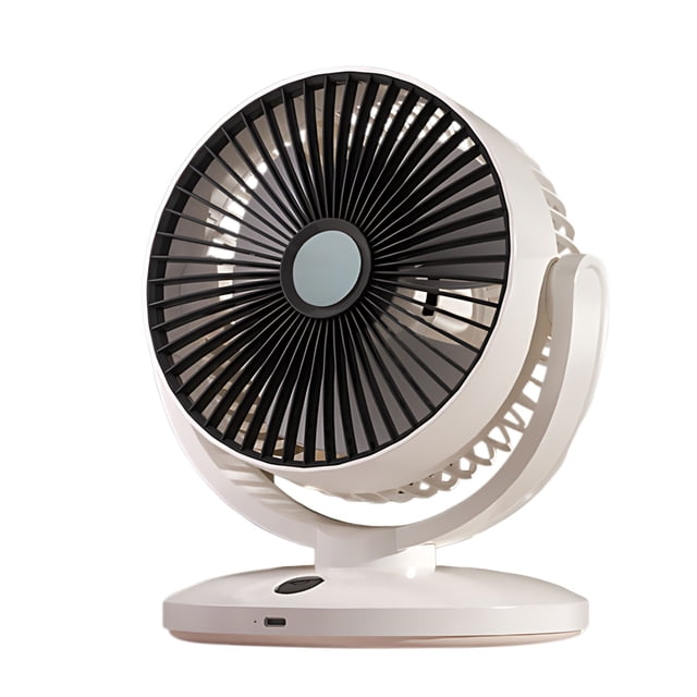 EGNMCR Fan 2025 Electric Fan Desktop Aircirculation Fan Household Bedroom Student Dormitory Small Desktop Fan Powerful Warm Airfan Warm White/whitegold Optional Small desktop fan