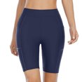 thumbnail image 4 of Shorts de Bain pour Femmes avec Poches Taille Haute Longs, 4 of 7