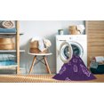 thumbnail image 2 of Ahgly Company Machine Washable Indoor Rectangle Transitional Purple Iris Purple Area Rugs, 8' x 10', 2 of 7