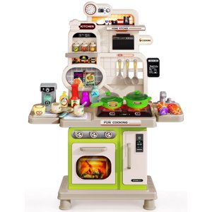 Jeux de cuisine pour enfants, Jouets de cuisine avec son & Léger, Cuisinière, Jouer à l'évier, Jouer aux accessoires de cuisine, Jouet de cuisine