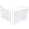 thumbnail image 1 of Sterilite Contenant de Rangement Empilable Modulaire à Boîte Simple de 27 Pintes Transparent (Lot de 12), 1 of 12