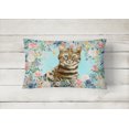 thumbnail image 2 of Carolines Treasures CK3389PW1216 Bengal Spring Flowers Canvas Fabric Decorative Pillow, 2 of 4