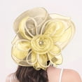 thumbnail image 2 of Women's Floral Mesh Hat Sunshade Beach Hat Sun Block Hat, 2 of 4