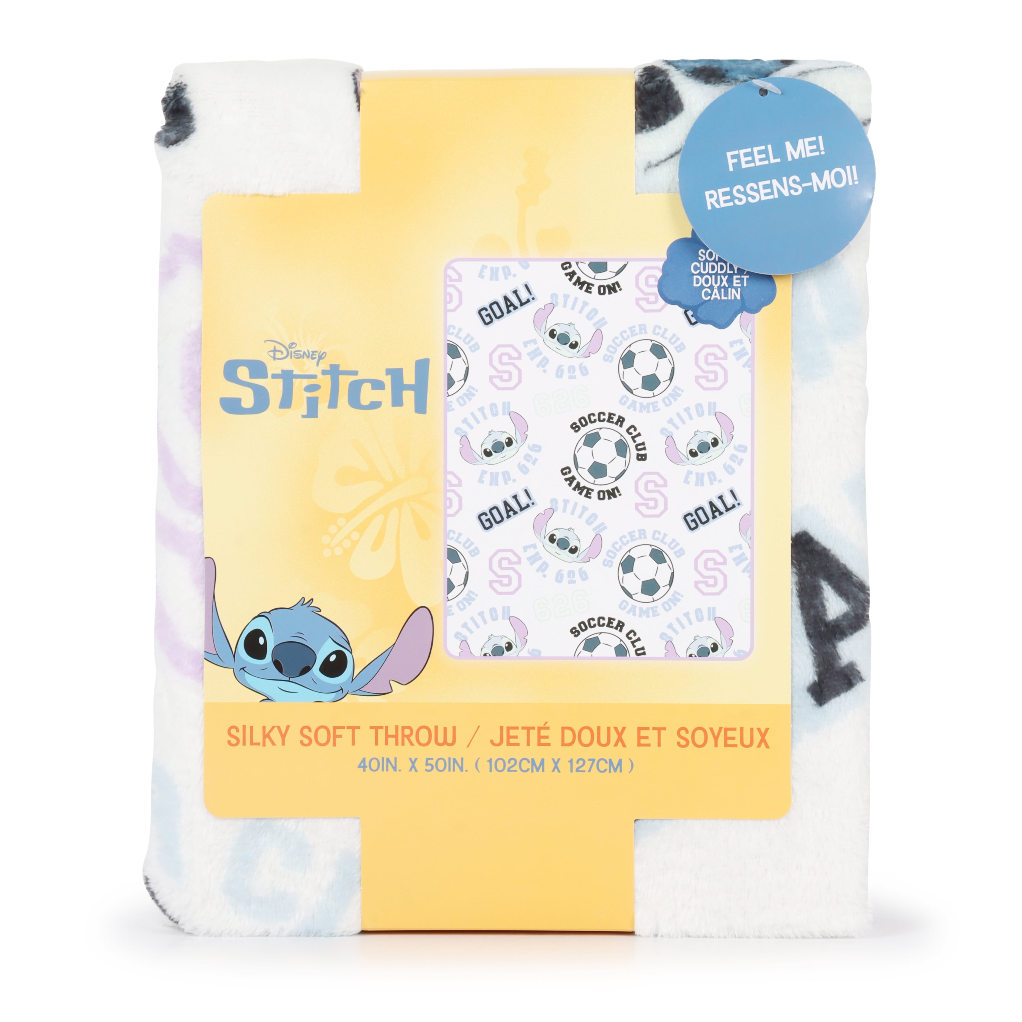 Lilo and Stitch Soccer Silk Touch Fleece Throw