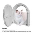 thumbnail image 4 of Arched Cat Door, ABS Flapless Beautiful Pet Interior Door  For Puppy For Indoor, 4 of 8